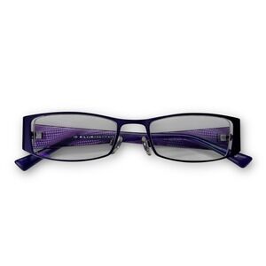 Kliik Denmark 428-423‎ Purple Rectangle Metal 47-18-135 FRAMES ONLY